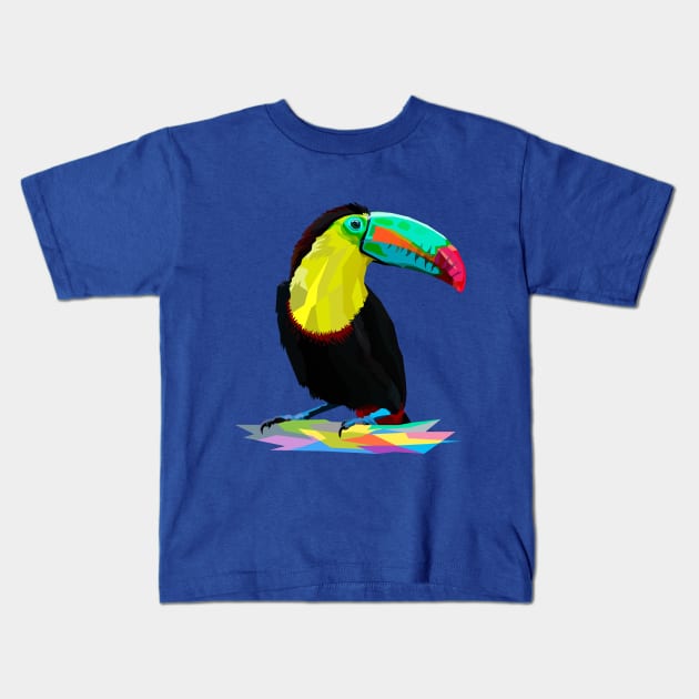 Toucan Kids T-Shirt by ivtanart